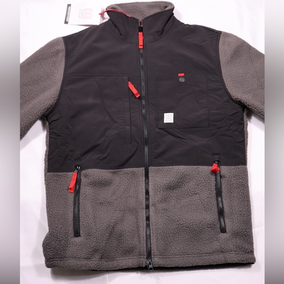 Topo Designs Mens Subalpine Fleece Jacket - Picture 2 of 7